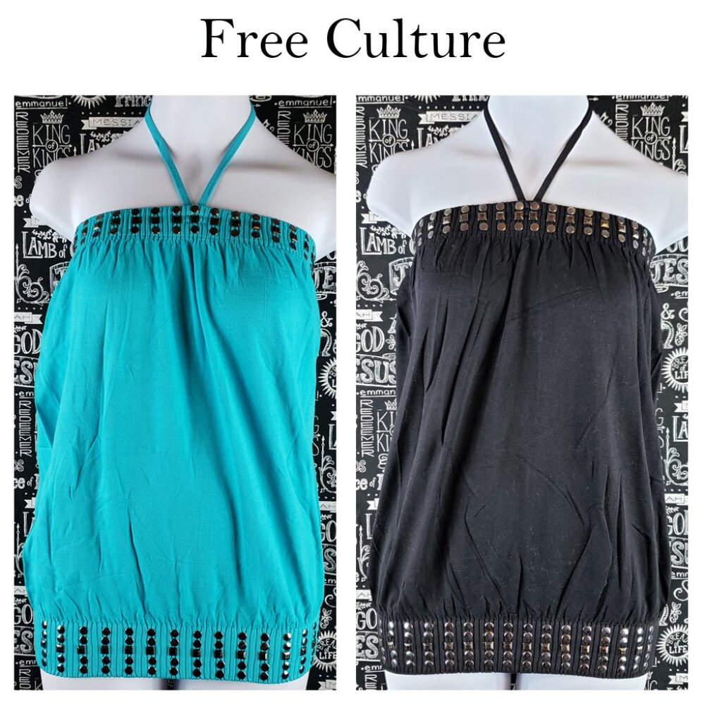 Free Culture Strapless Tops Size Small Two Tops Included NWT